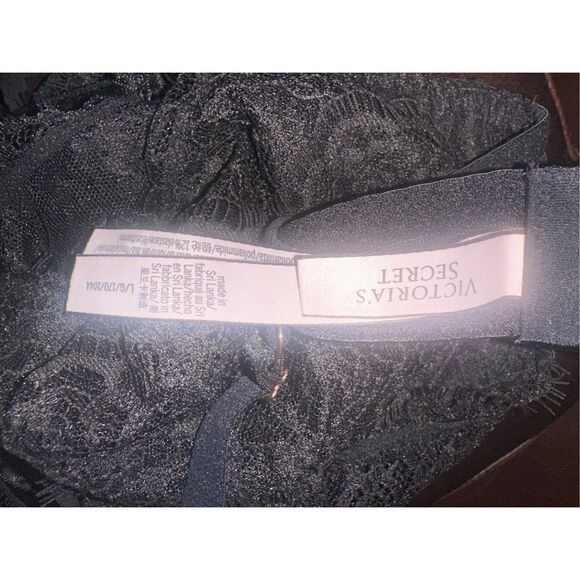 Beautiful Victoria secret bodysuit lace up corset front floral bows mesh Lacey s - Picture 11 of 11